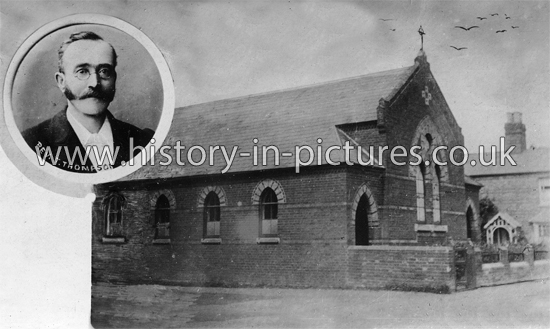 Rev. T Thompson, Congregational Church, Tillingham, Essex. c.1905